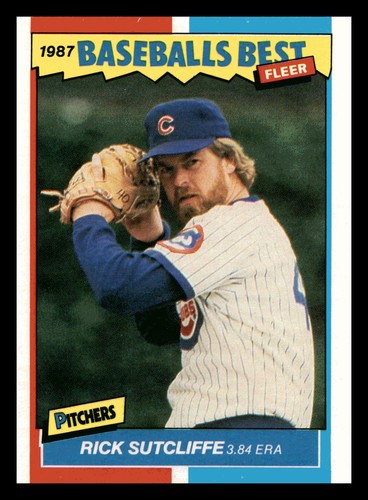 Rick sutcliffe 1987 fleer - rick,