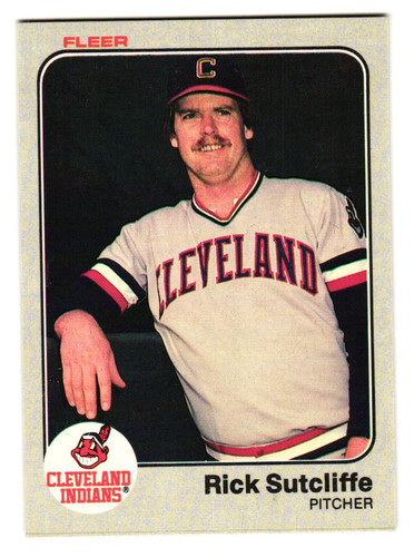 1983 fleer rick sutcliffe - fleer,