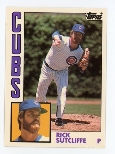 1984 topps traded rick - 1984,
