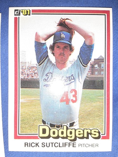 1981 donruss rick sutcliffe - 1981,