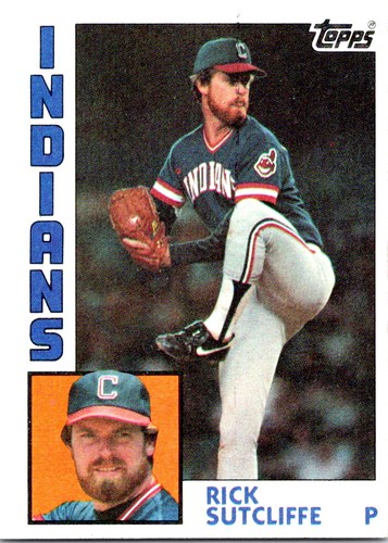 1984 topps rick - rick, sutcliffe