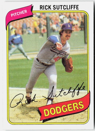 1980 topps 544 rick - topps, #544