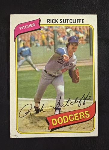 1980 topps rick - topps, sutcliffe